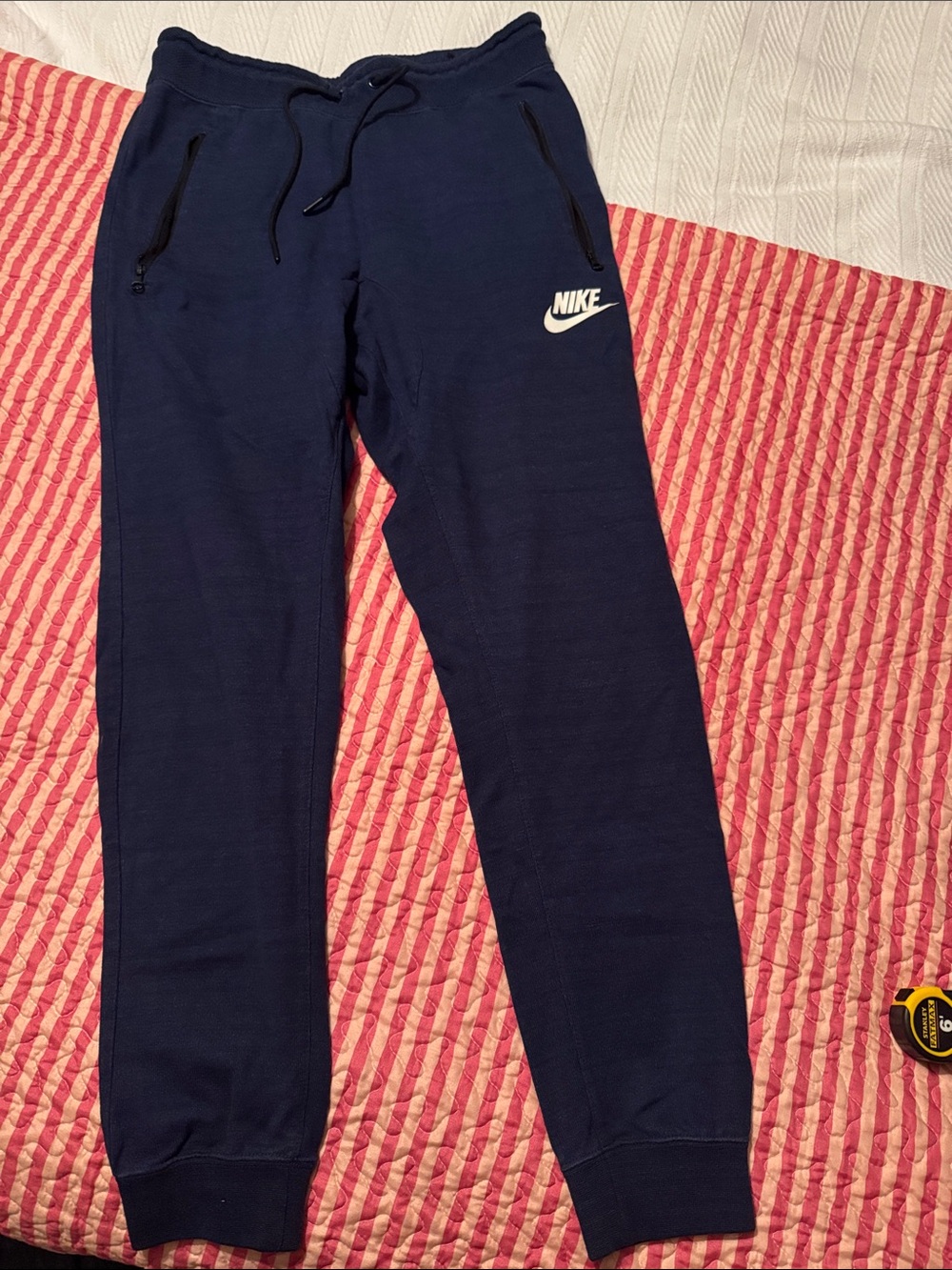Nike Men’s Navy Blue Fleece Joggers